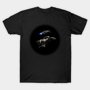 Firefly Serenity and the Rocinante T-Shirt